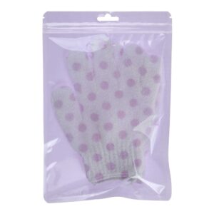 Bath glove pattern pair